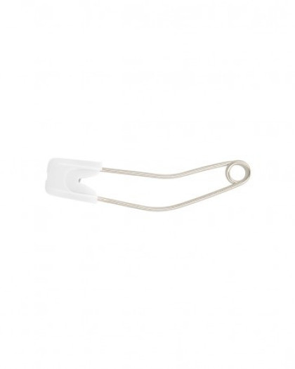 Epingles de sûreté lange - Blanc - Mercerine