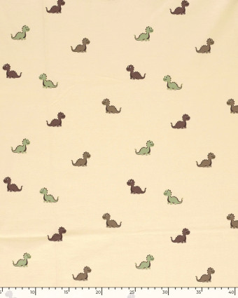 Jerse y de Coton Beige Petit Dino - Mercerine