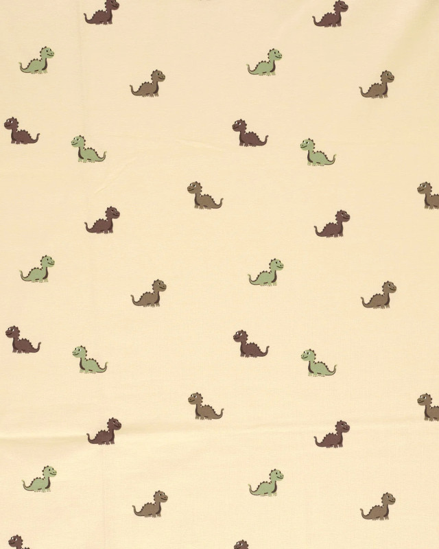 Jerse y de Coton Beige Petit Dino - Mercerine