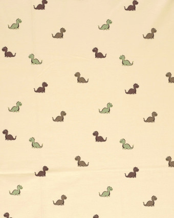 Jerse y de Coton Beige Petit Dino - Mercerine