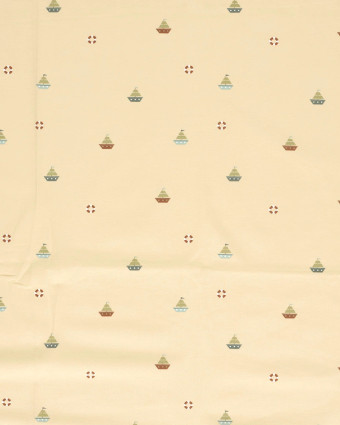 Jersey de Coton  Beige Petit Bâteau - Mercerine