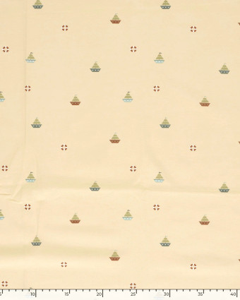 Jersey de Coton  Beige Petit Bâteau - Mercerine