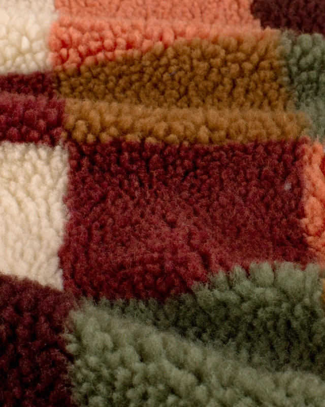 Tissu Sherpa à Carreaux Couleurs d'Automne - Mercerine