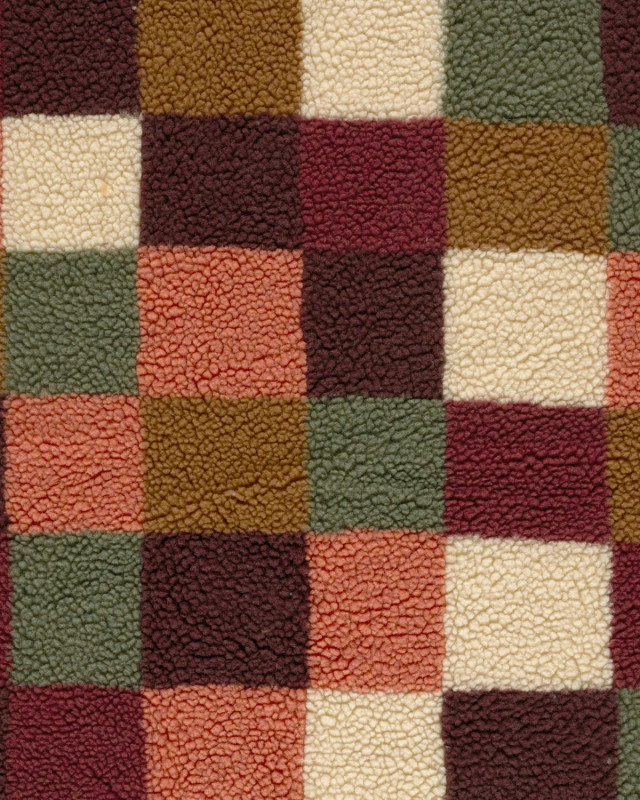 Tissu Sherpa à Carreaux Couleurs d'Automne - Mercerine