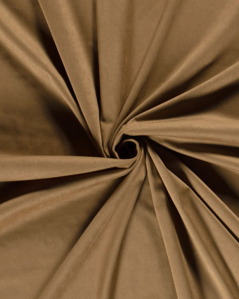 Tissu Suédine Stretch Uni Camel - Mercerine