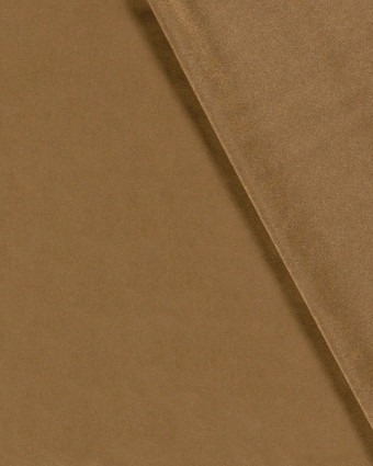 Tissu Suédine Stretch Uni Camel - Mercerine