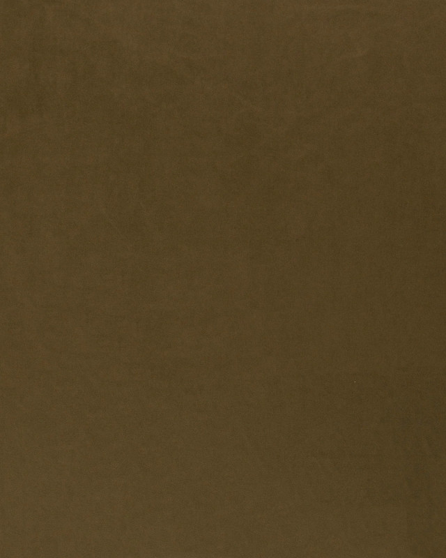 Tissu Suédine Stretch Uni Vert Kaki - Mercerine