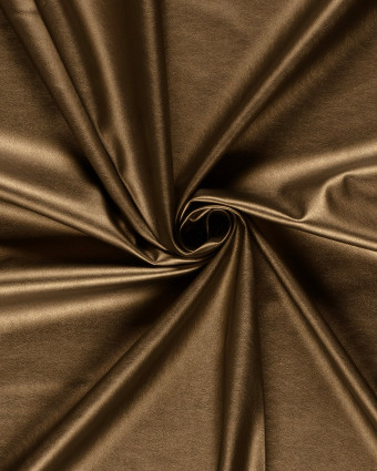 Tissu Simili Cuir Uni Bronze - Mercerine