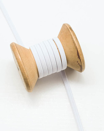 Elastique blanc souple - Mercerine