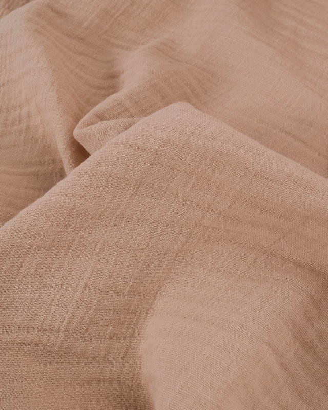 Tissu Gaze de Coton Sable  - Mercerine