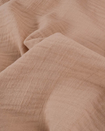 Tissu Gaze de Coton Sable  - Mercerine