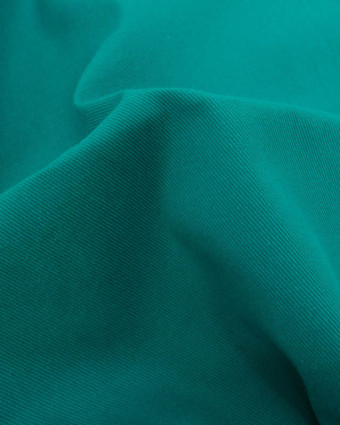 Coupon - Tissu Sergé Coton Uni Hector - 20 Coloris