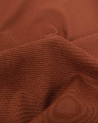 Coupon - Tissu Sergé Coton Uni Hector - 20 Coloris