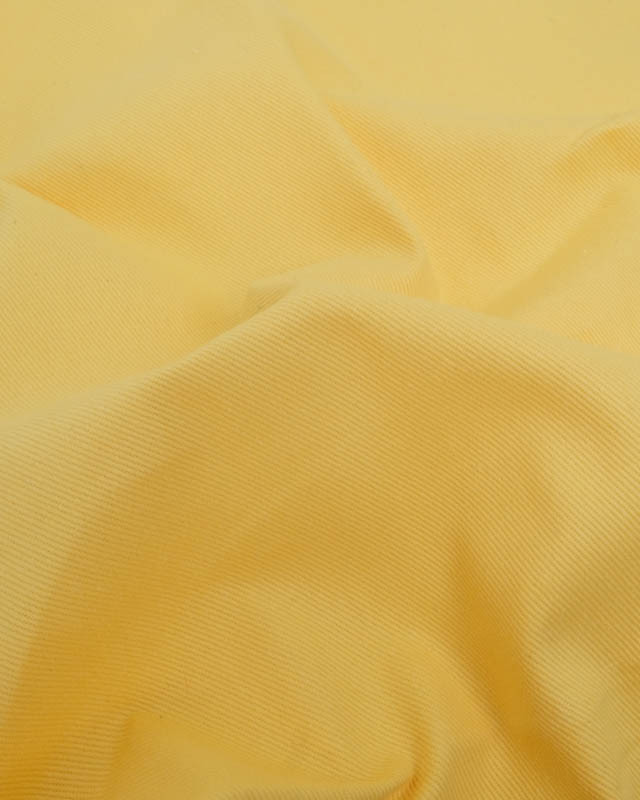 Coupon - Tissu Sergé Coton Uni Hector - 20 Coloris