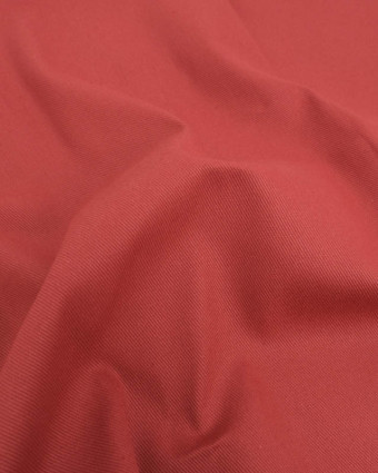 Coupon - Tissu Sergé Coton Uni Hector - 20 Coloris