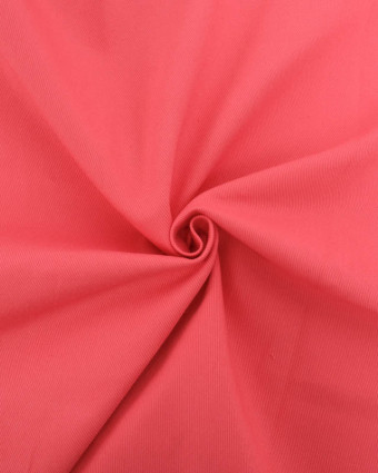 Coupon - Tissu Sergé Coton Uni Hector - 20 Coloris