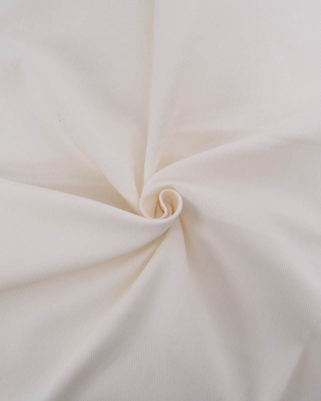 Coupon - Tissu Sergé Coton Uni Hector - 20 Coloris