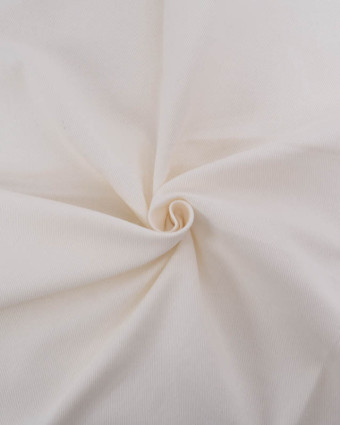 Coupon - Tissu Sergé Coton Uni Hector - 20 Coloris