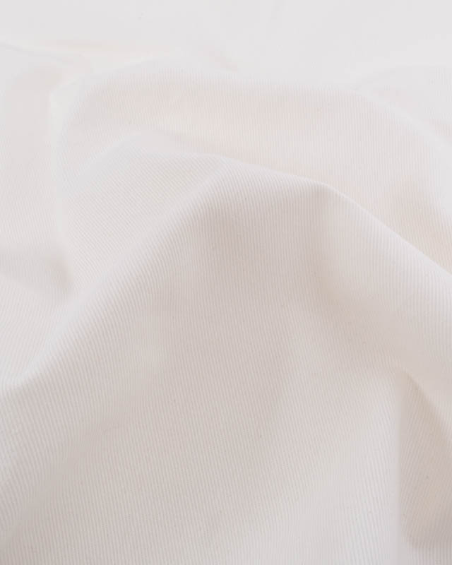 Coupon - Tissu Sergé Coton Uni Hector - 20 Coloris