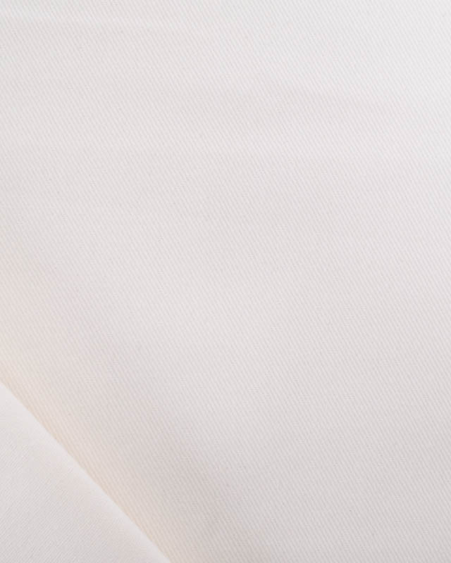 Coupon - Tissu Sergé Coton Uni Hector - 20 Coloris