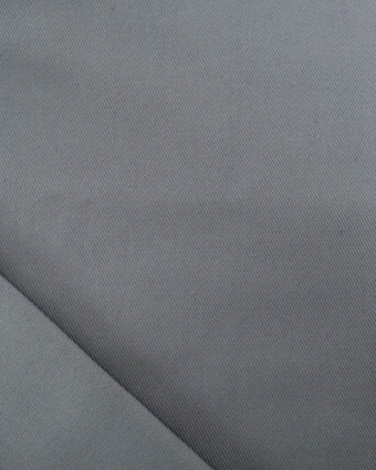 Coupon - Tissu Sergé Coton Uni Hector - 20 Coloris