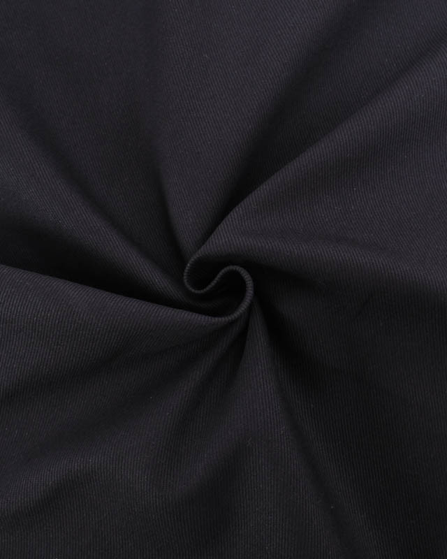 Coupon - Tissu Sergé Coton Uni Hector - 20 Coloris
