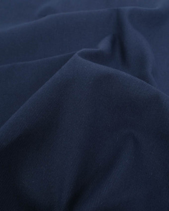 Coupon - Tissu Sergé Coton Uni Hector - 20 Coloris