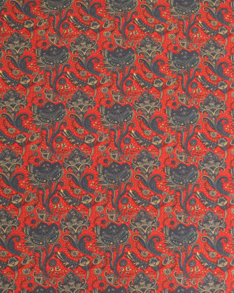 Popeline de Coton Inspiration Indienne Jaipur Cachemire - Mercerine
