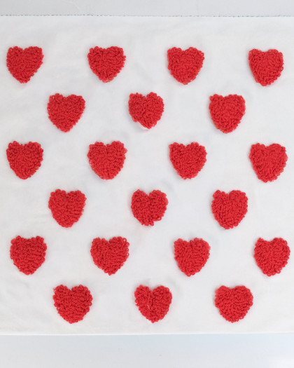 Panneau Punch Needle Multicœurs 45*45 - Mercerine