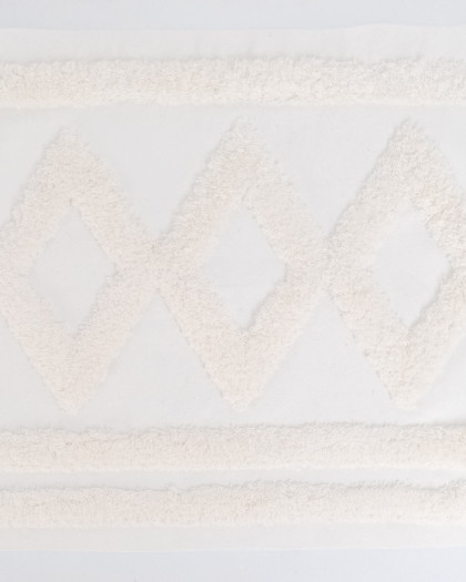 Panneau Punch Needle Bohème Ecru 45*45 - Mercerine