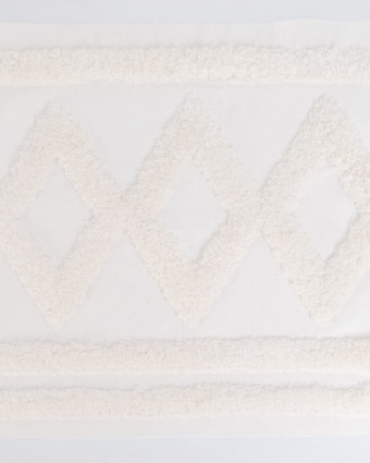 Panneau Punch Needle Bohème Ecru 45*45 - Mercerine