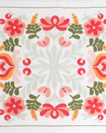 Panneau Punch Needle Velours Shabby Chic 45*45 - Mercerine