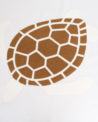 Panneau Punch Needle Velours Tortue 45*45 - Mercerine