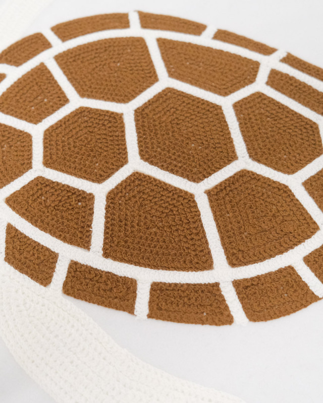 Panneau Punch Needle Velours Tortue 45*45 - Mercerine