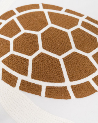 Panneau Punch Needle Velours Tortue 45*45 - Mercerine