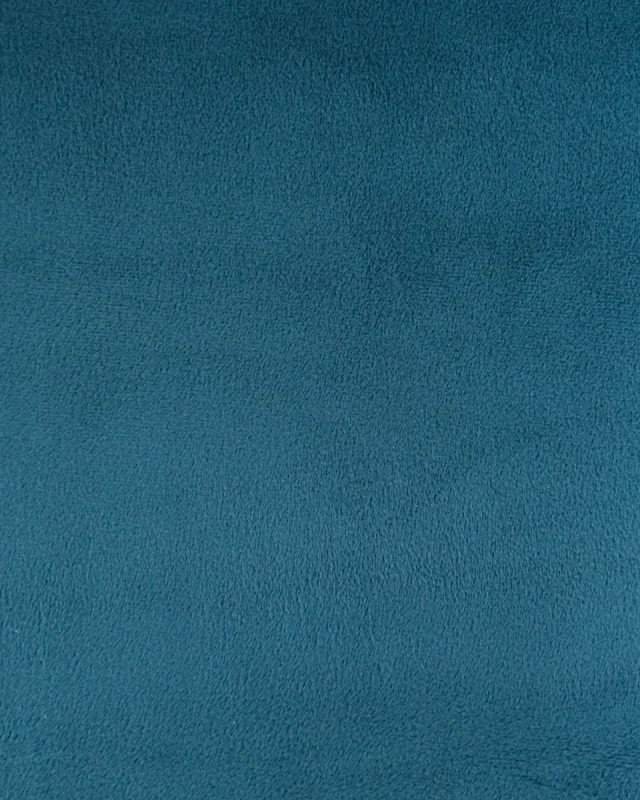 Minky Uni Bleu Paon - Mercerine