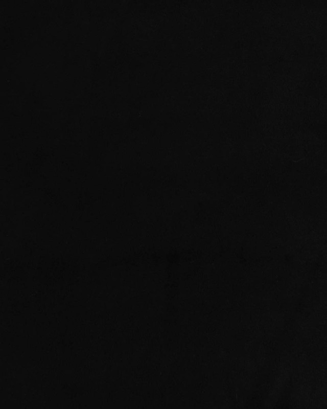Minky Uni Noir - Mercerine