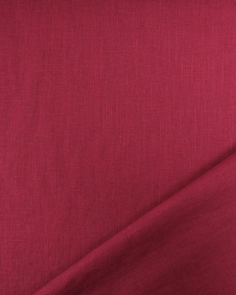Coupon - Lin épais Rouge Grenat