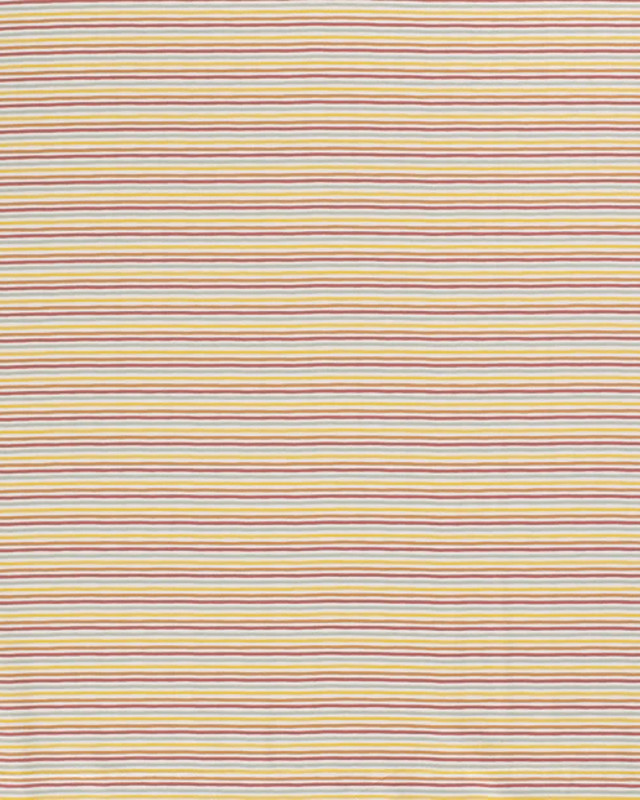 Tissu en ligne : Jersey Rayé Marin Bleu Jean - Mercerine