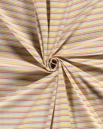 Jersey Coton Rayé multicolore - Mercerine
