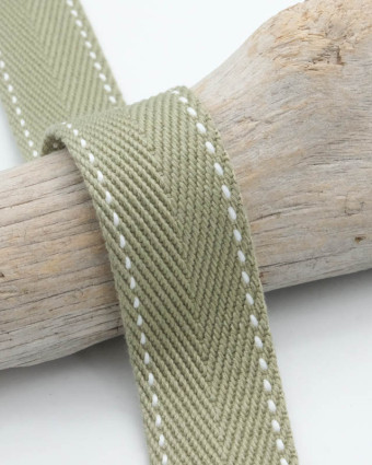 Mercerie au mètre : sangle Points sellier 3cm - Mercerine