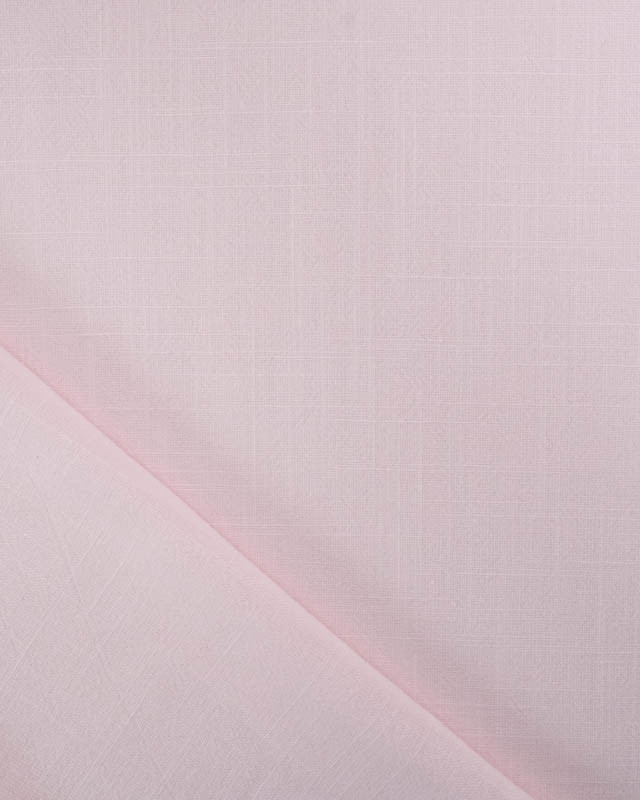 Tissu Lin Lavé Viscose Rose Bonbon - Mercerine