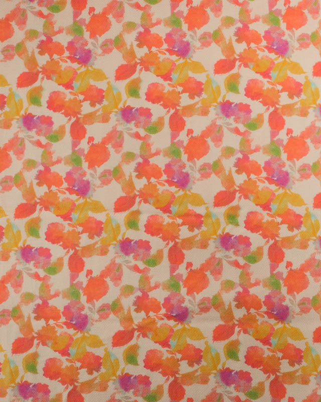 Tissu Viscose Twill Imprimée Mana Multicolore - Mercerine