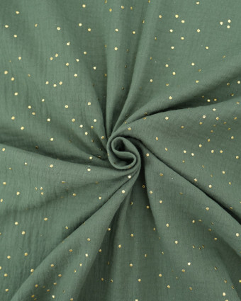 Double Gaze Reach Pois Dorés - 21 Coloris - Mercerine
