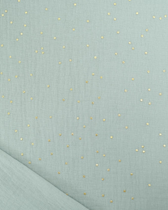 Double Gaze Reach Pois Dorés - 21 Coloris - Mercerine