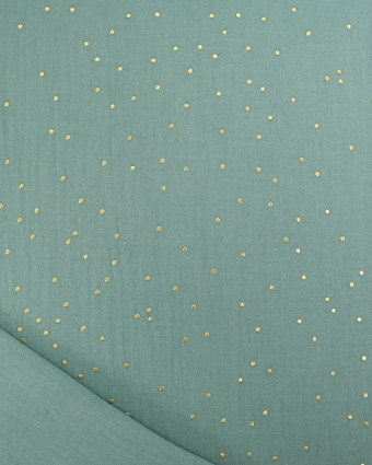 Double Gaze Reach Pois Dorés - 21 Coloris - Mercerine
