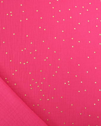Double Gaze Reach Pois Dorés - 21 Coloris - Mercerine
