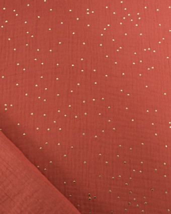 Double Gaze Reach Pois Dorés - 21 Coloris - Mercerine
