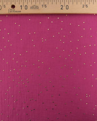 Double Gaze Reach Pois Dorés - 21 Coloris - Mercerine