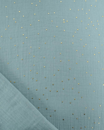 Double Gaze Reach Pois Dorés - 21 Coloris - Mercerine